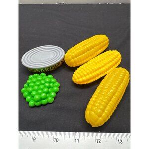 Play Food Set With Corn Peas & Sardine Can